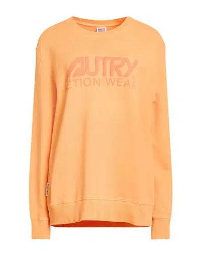 Autry Woman Sweatshirt Orange Size Xs Cotton