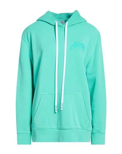 Autry Woman Sweatshirt Turquoise Size Xl Cotton In Multi