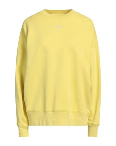 Autry Woman Sweatshirt Yellow Size S Cotton