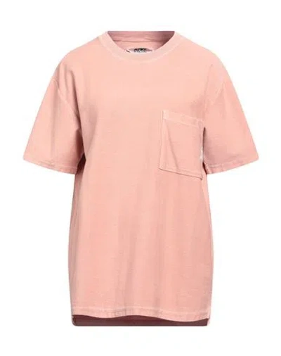 Autry Woman T-shirt Blush Size L Cotton In Pink