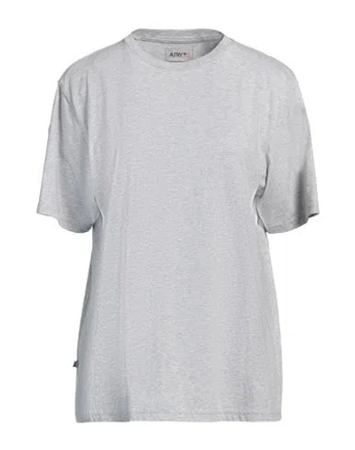 Autry Woman T-shirt Light Grey Size M Cotton