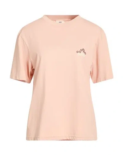 Autry Woman T-shirt Light Pink Size S Cotton