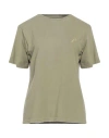 Autry Woman T-shirt Military Green Size L Cotton In Green