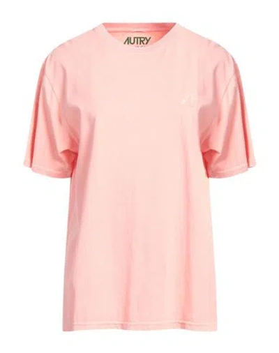 Autry Woman T-shirt Pink Size L Cotton