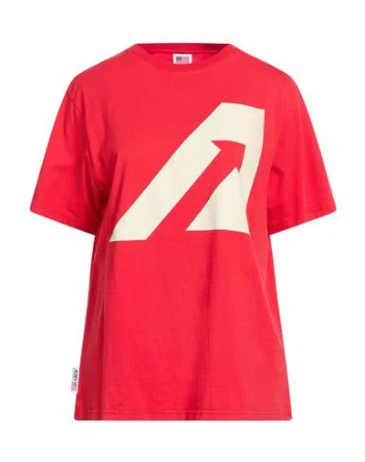 Autry Woman T-shirt Red Size L Cotton
