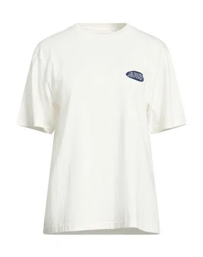 Autry Woman T-shirt Ivory Size Xl Cotton In White
