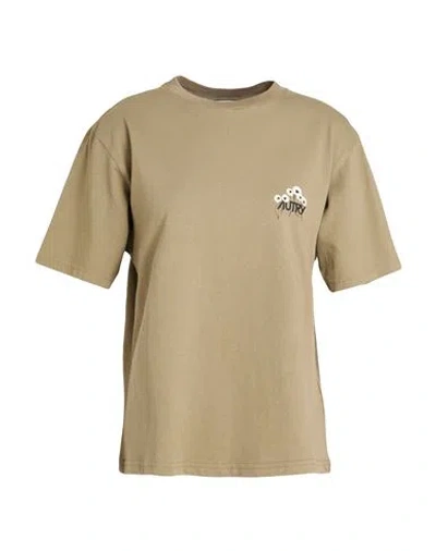 Autry Woman T-shirt Military Green Size S Cotton