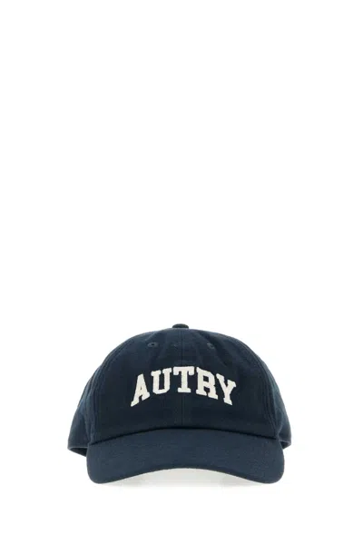 Autry Women's 100% Cotton Baseball Cap In Blue