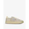 Autry "medalist Low" Sneaker In Beige