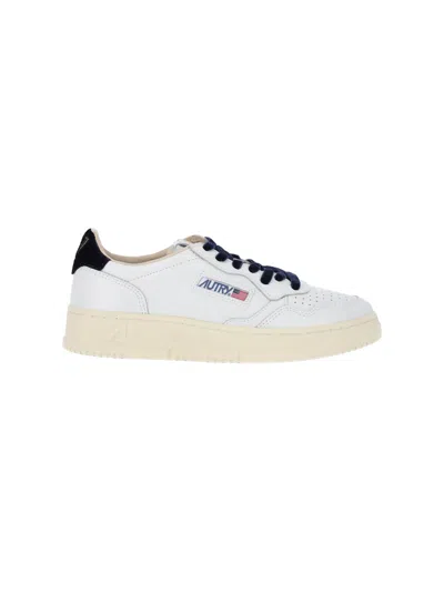 Autry White Calfskin Medalist Low-top Sneakers