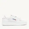 Autry Easeknit Sneakers In Beige Fabric In White