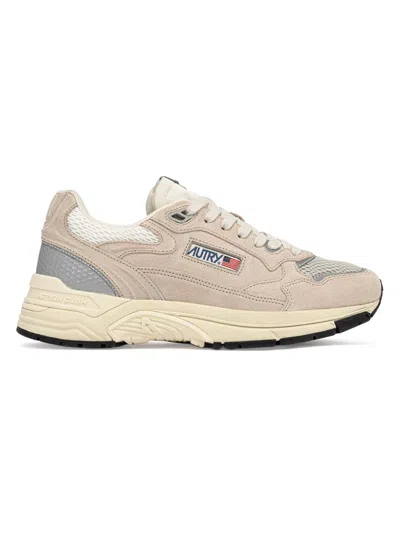 Autry Sneakers Slip On Mesh Panels Rubber Sole In Neutral