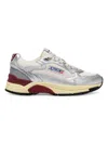 Autry Hyperway Metallic Sneakers In Gray
