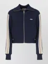 Autry High Neck Zip-up Sweatshirt In Blue