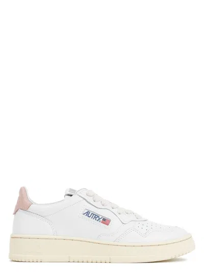 Autry Women's Leather Medalist Low Sneakers In White