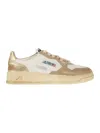 Autry Medalist - Super Vintage Trainers In White,gold