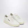 Autry Low-top Sneakers With Perforated Detailing And Rubber Sole In White