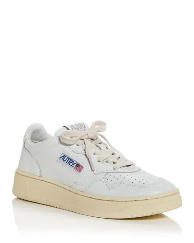 Autry Women's Medalist Low Top Sneakers In White