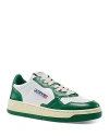 Autry Women's Medalist Low Top Sneakers In White/green