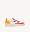 Autry Women's Medalist Super Vintage Low Sneakers In Marigold In Gold