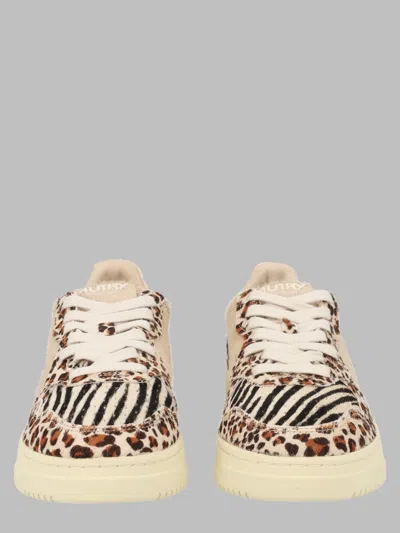 Autry Multicolour Animal Print Pony Cow Leather Sneakers
