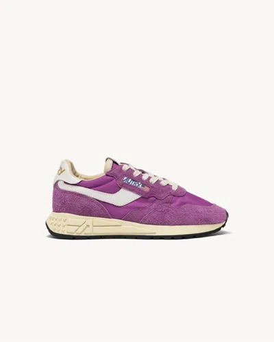 Autry Women's Reelwind Low Sneaker In Purple