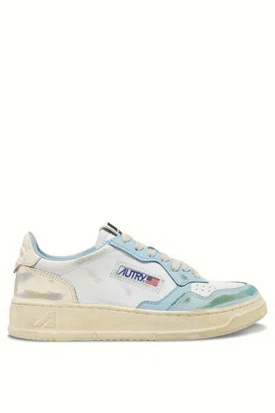 Autry Women's Super Vintage Leather Sneakers In Multi