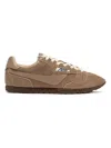 Autry Windspin Low Suede Panel Sneakers In Brown
