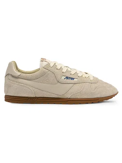 Autry Women's Windspin Suede Low-top Sneakers In Neutral