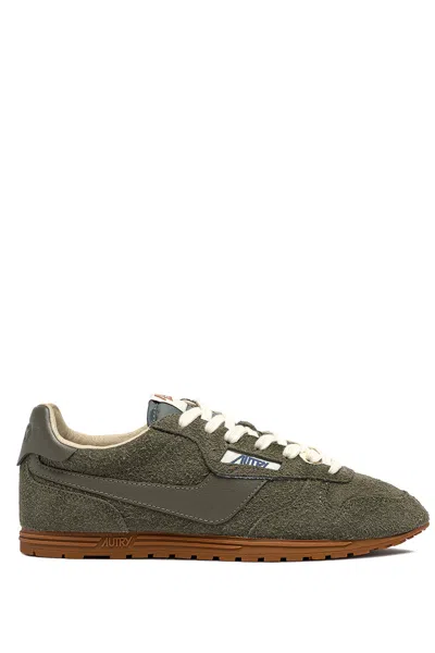 Autry Women's Windspin Suede Sneakers In Gray