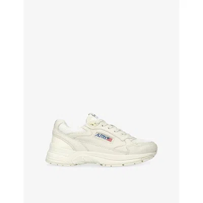 AUTRY WOMENS WHITE/OTH HYPERWAY LEATHER AND MESH TRAINERS EUR 39 / 6 UK