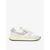 Autry Reelwind Low-top Sneaker With Suede Overlays In White/oth
