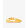 Autry 'windspin Low' Yellow Sneaker With Logo On The Side And On The Heel