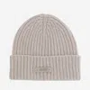 Autry Wool Beanie With Logo In Neutral