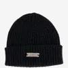 Autry Wool Beanie With Logo In Black