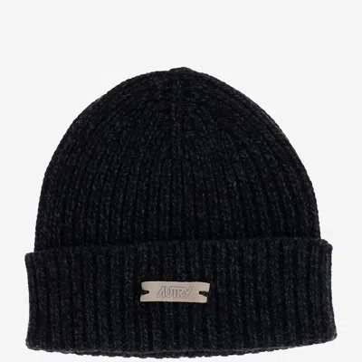 AUTRY WOOL BEANIE WITH LOGO