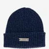 Autry Wool Beanie With Logo In Blue