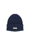 Autry Beanie Main Unic Knit Blue Accessories In Blue