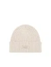 Autry Beanie Hat With Logo In White