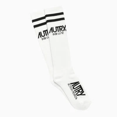 Autry X Bob Lutz Socks A23isobu2981 In White
