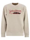 Autry X Maison Kitsune Autry X Maison Kitsuné Autry X Maison Kitsunè Logo Sweatshirt In Orange