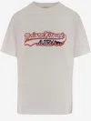 Autry X Maison Kitsune Cotton T-shirt In Neutral