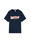 Autry X Maison Kitsune Autry X Maison Kitsuné T-shirt With Autry X Maison Kitsuné Logo In Blue
