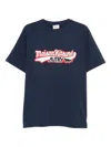 Autry X Maison Kitsune Autry X Maison Kitsuné T-shirt With Autry X Maison Kitsuné Logo In Blue