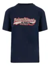 Autry X Maison Kitsune Cotton T-shirt In Blue