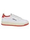 Autry X Maison Kitsune Medalist Low Top Sneakers In Animal Print