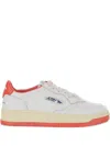 Autry X Maison Kitsune Sneakers Red In Multi