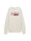 Autry X Maison Kitsune Autry X Maison Kitsunè Sweatshirt With Appliqué In Neutral