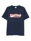 Autry X Maison Kitsune Autry X Maison Kitsuné T-shirt With Autry X Maison Kitsuné Logo In Blue