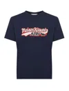 Autry X Maison Kitsune Cotton T-shirt In Blue